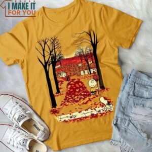 Snoopy And Friends Autumn Season T-shirt, Peanuts Fans Fall Lovers Gift