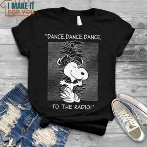 Dance Dance Dance To The Radio Snoopy T-Shirt, Unique Snoopy Gifts for Fans