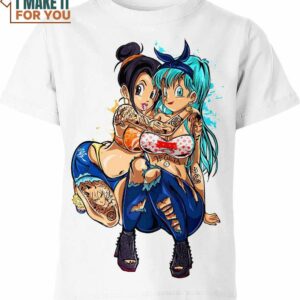 Chichi And Bulma Dragon Ball Z Shirt, Eye-catching Dragon Ball Z Apparel