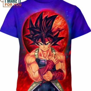 Dragon Ball Z Bardock Shirt, Dragon Ball Gift for Friends and Family