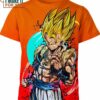 Gogeta From Dragon Ball Z Shirt, Goku 3D Tee for Anime Lovers