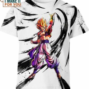 Gogeta From Dragon Ball Z Shirt, Unique 3D Goku T-Shirt for Anime Fans
