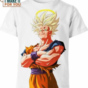 Goku Dragon Ball Z Shirt, Super Saiyan Goku 3D Tee for Anime Lovers