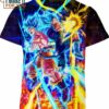 Goku X Vegeta Dragon Ball Z Shirt, Vibrant Goku & Vegeta Printed Tee for Fans