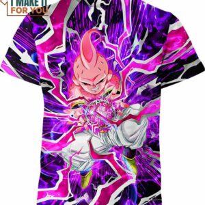 Majin Buu 3D T-Shirt, Ideal Dragon Ball Gift for Friends and Family