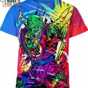 Piccolo Dragon Ball Z Shirt, Unique Dragon Ball Z Character Design