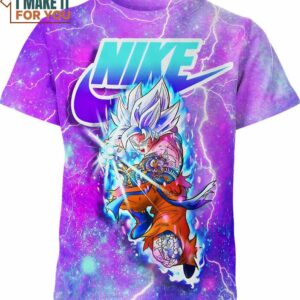 Son Goku Dragon Ball Z Nike Shirt, Ultra Instinct Goku 3D Printed Tee