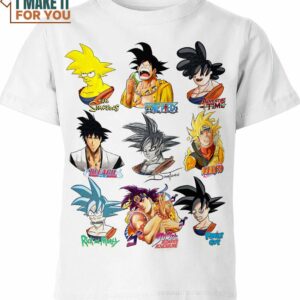 Son Goku Dragon Ball Z Shirt, Featuring All Your Favorite Characters