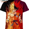 Son Goku Dragon Ball Z Shirt, Super Saiyan Goku 3D Tee for Anime Lovers