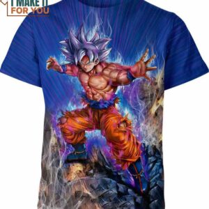 Son Goku Dragon Ball Z Shirt, Ultra Instinct Goku 3D Printed Tee