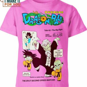 Son Goku Krillin And Master Roshi Funny Dragon Ball Shirt