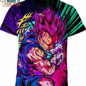 Vegeta Dragon Ball Z Shirt, Bold Dragon Ball Z Fashion Statement