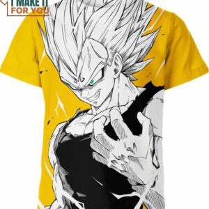 Vegeta Dragon Ball Z Shirt, Ideal Dragon Ball Gift for Friends & Family