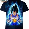 Vegeta Dragon Ball Z Shirt, Stylish Vegeta 3D Printed Tee