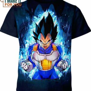 Vegeta Dragon Ball Z Shirt, Stylish Vegeta 3D Printed Tee