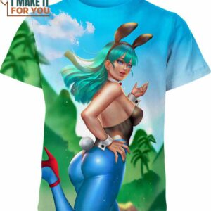 Bulma Rabit Dragon Ball Z Shirt, Stylish Dragon Ball 3D Printed Tee