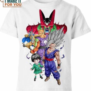Dragon Ball Z 3D Collage T-Shirt, Featuring All Your Favorite Characters