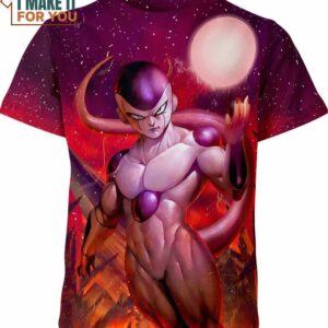 Frieza 3D Printed T-Shirt, Unforgettable Dragon Ball Gift