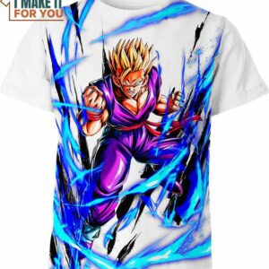 Gohan Dragon Ball Z Shirt, Super Saiyan Goku 3D Tee for Anime Lovers