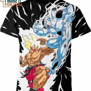 Goku Vs Frieza Dragon Ball Z Shirt, Perfect Gift for Anime Enthusiasts
