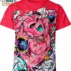 Majin Buu Dragon Ball Z Shirt, Stylish Dragon Ball 3D Printed Tee