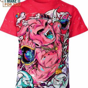 Majin Buu Dragon Ball Z Shirt, Stylish Dragon Ball 3D Printed Tee