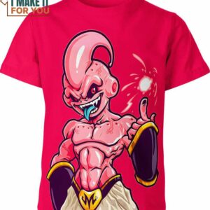 Majin Buu Dragon Ball Z Shirt, Unique Dragon Ball Z Character Design