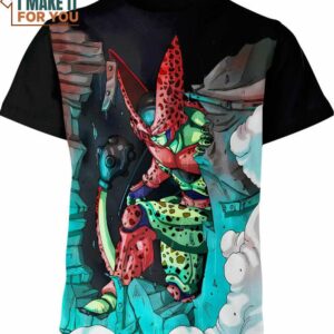 Perfect Cell Dragon Ball Z Shirt, 3D Tee for Anime Lovers