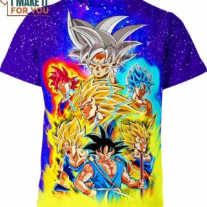 Son Goku All Form Dragon Ball Z Shirt