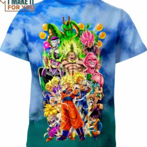 Stylish Dragon Ball 3D Printed Tee, T-Shirts for Sale