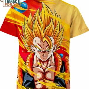 Super Gogeta Dragon Ball Z Shirt, Perfect Gift for Anime Enthusiasts