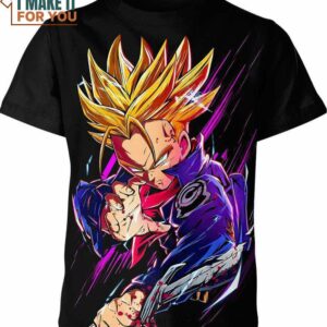 Trunks Dragon Ball Z Shirt, 3D Tee for Anime Lovers