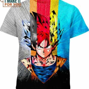 Unique 3D Goku T-Shirt for Anime Fans, Dragon Ball Gift