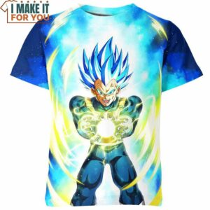 Vegeta Dragon Ball Z Shirt, Stylish Dragon Ball 3D Printed Tee
