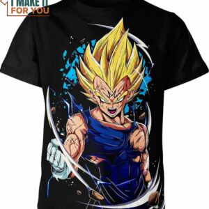 Vegeta Dragon Ball Z Shirt, Bold Dragon Ball Z Fashion Statement