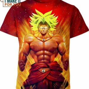 Broly Art Dragon Ball Z Shirt, Gift for Dragonball Fan