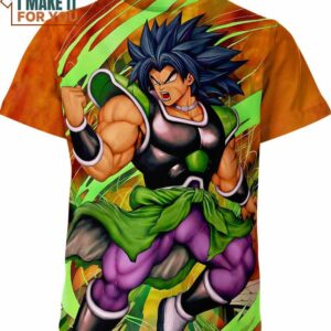 Broly Dragon Ball Z 3D Shirt, Ideal Dragon Ball Gift for Friends and Family