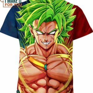Broly Dragon Ball Z Shirt, Bold Dragon Ball Z Fashion Statement