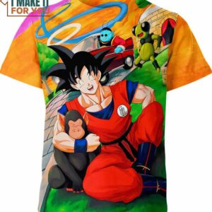 Dragon Ball Z Shirt, Unique 3D Goku T-Shirt for Anime Fans