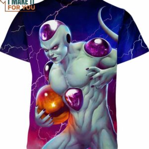 Frieza 3D Printed T-Shirt, Unforgettable Dragon Ball Gift