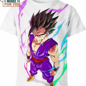 Gohan Dragon Ball Z Shirt, Stylish Dragon Ball 3D Printed Tee