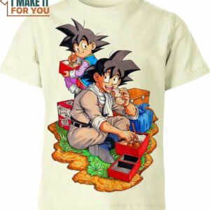 Goku And Son Dragon Ball Z Shirt, Ideal Dragon Ball Gift for Friends and Family