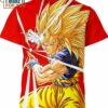Goku Ssj3 Dragon Ball Z Shirt, 3D Tee for Anime Lovers