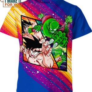 Goku Vs King Piccolo Dragon Ball Z Shirt, Iconic Dragon Ball Z Duo Design