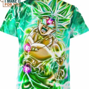 Goku X Broly Dragon Ball Z Shirt, Stylish Dragon Ball 3D Printed Tee