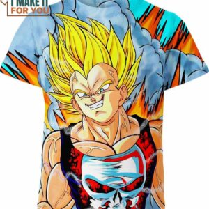 Majin Vegeta Dragon Ball Z Shirt, Stylish Vegeta 3D Printed Tee