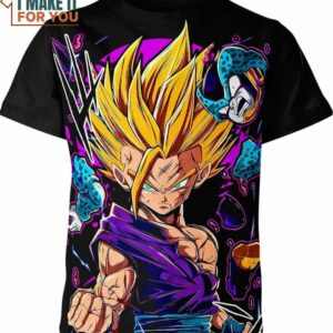 Son Gohan Dragon Ball Z Shirt, 3D Tee for Anime Lovers