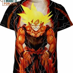 Son Goku Dragon Ball Z Shirt, Stylish Goku 3D Printed Tee