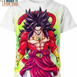 Super Saiyan 4 Broly Dragon Ball Z Shirt, Dragon Ball Gift