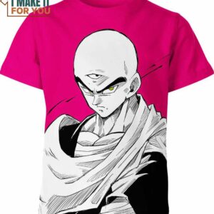 Tien Shinhan Dragon Ball Z Shirt, Unique Dragon Ball Z Character Design